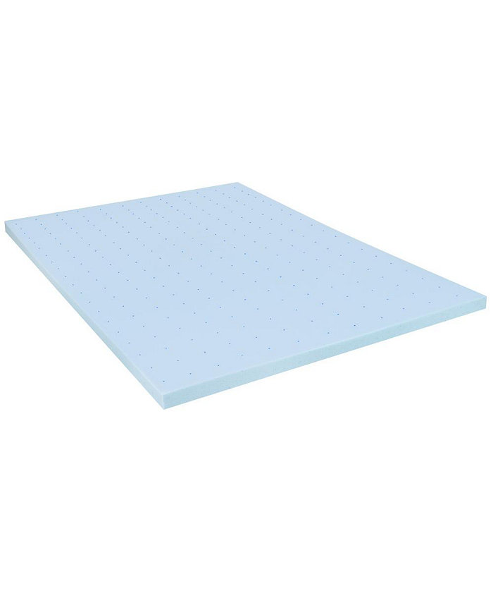 EMMA+OLIVER 2 Inch Gel Infused Cool Touch Certipur-Us Certified Memory Foam Topper - Full