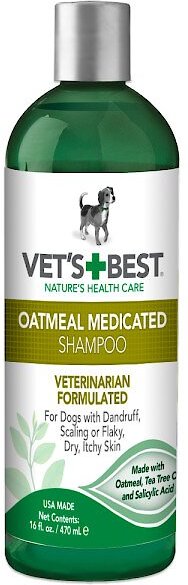 Vet's Best Oatmeal Medicated Dog Shampoo