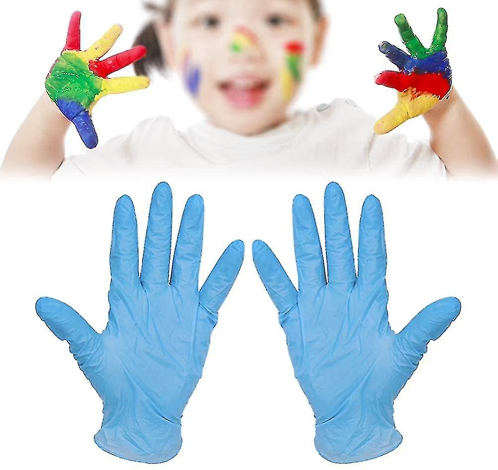 2023-disposable Nitrile Gloves For Kids (20pcs/100pcs)， Diy Protective Gloves_1