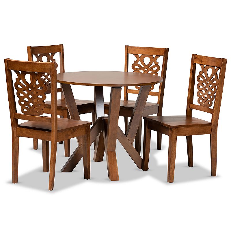 Baxton Studio Valda Dining 5-piece Set