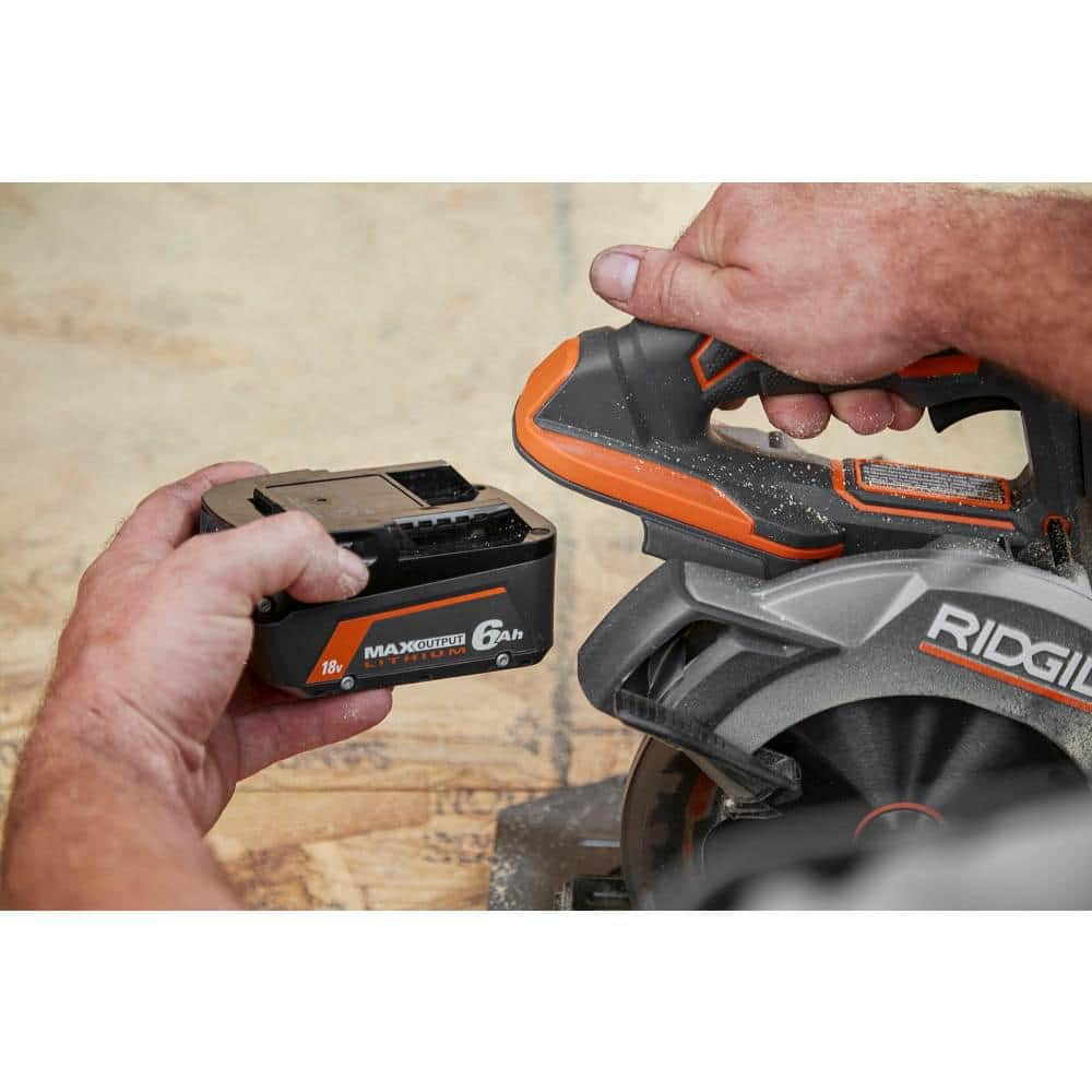 RIDGID 18V 6.0 Ah MAX Output Lithium-Ion Battery AC840060