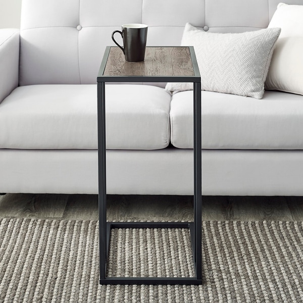 Middlebrook 20-inch Urban Industrial Asymmetrical C Side Table