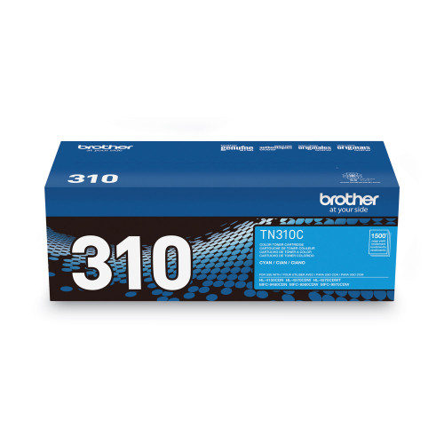 Brother TN310C Toner， 1，500 Page-Yield， Cyan