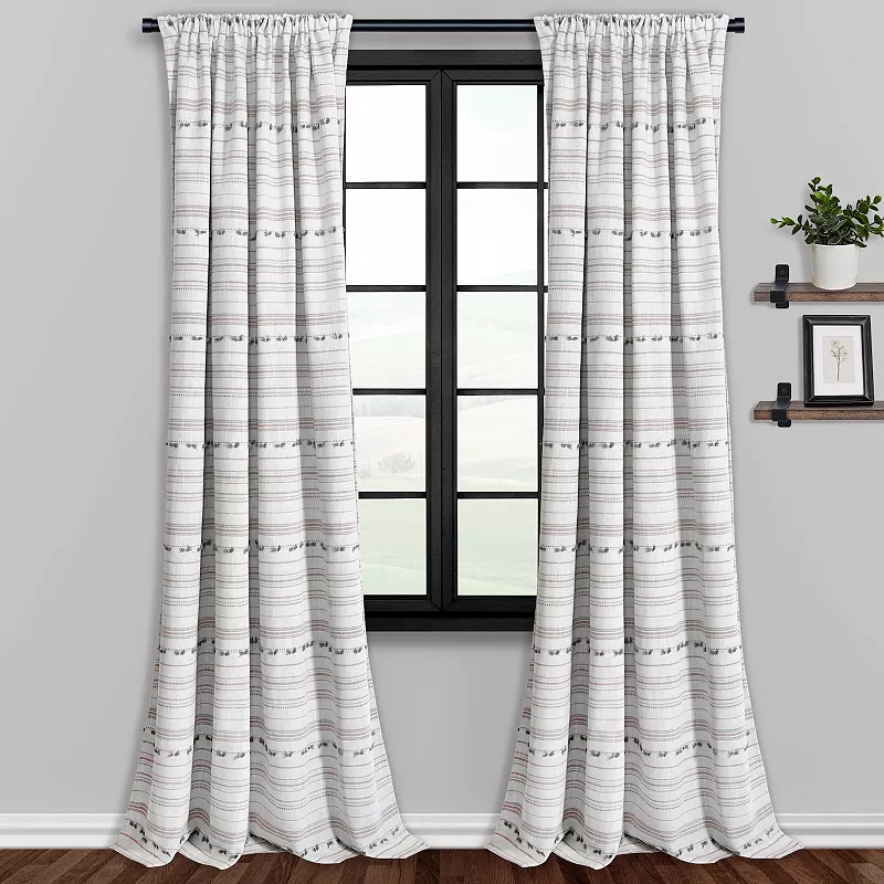 B. Smith Paige Lined Total Blackout Window Curtain Panel