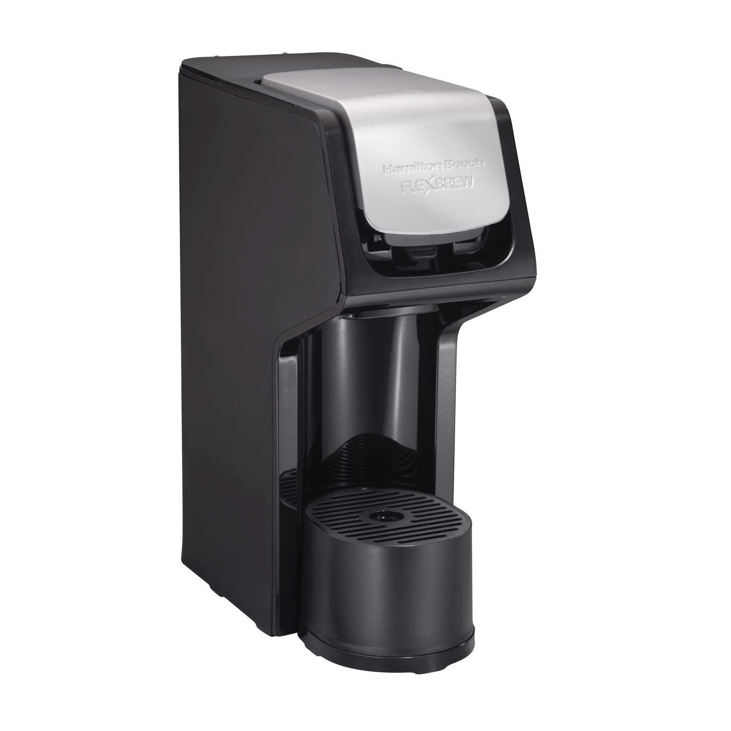 Hamilton Beach FlexBrew 14 oz Black Single Serve Coffee Maker