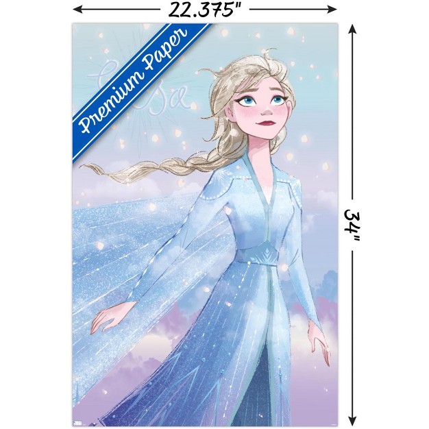 Trends International Disney Frozen Elsa Glance Unframed Wall Poster Prints