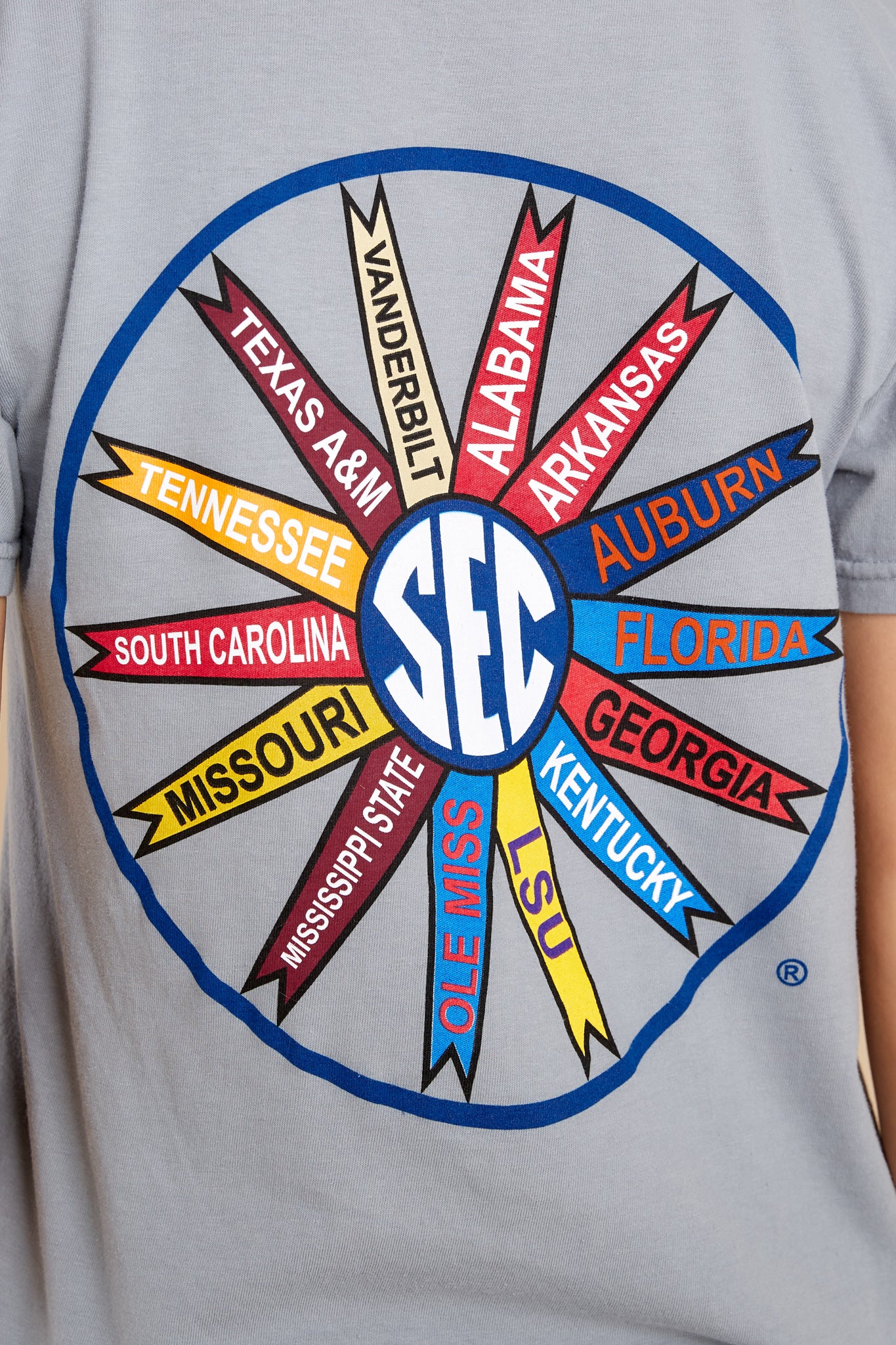 SEC Grey Pinwheel Tee