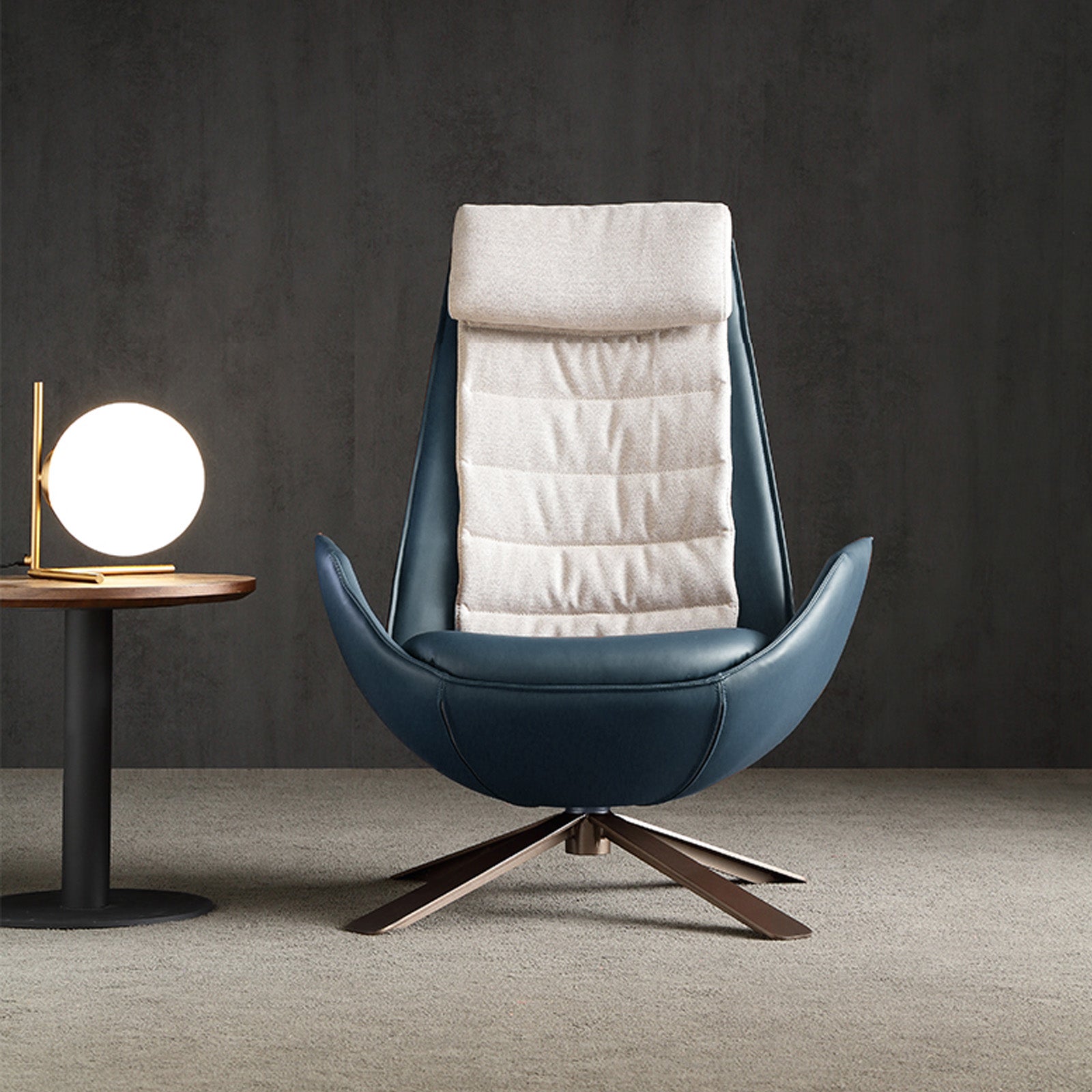 Severo Lounge Chair Lc045-Blue