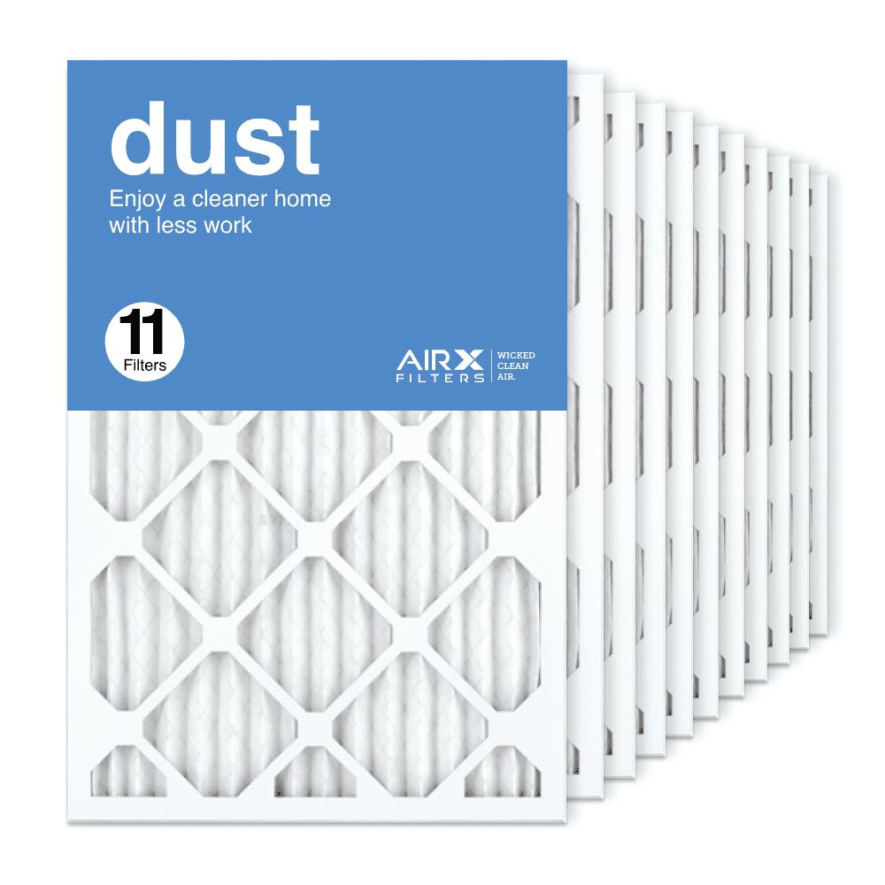 AIRx Filters 16x25x1 Air Filter MERV 8 Pleated HVAC AC Furnace Air Filter， Dust 11-Pack Made in the USA