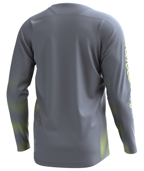 Troy Lee Designs Skyline Chill Long Sleeve MTB Jersey - Waves - Light Gray - 2023