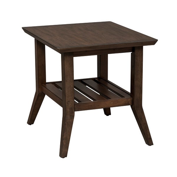 Ventura Blvd Bronze Spice Rectangular End Table