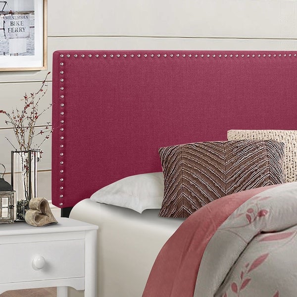 Modern Fabric Upholstered Panel Headboard - - 36288423