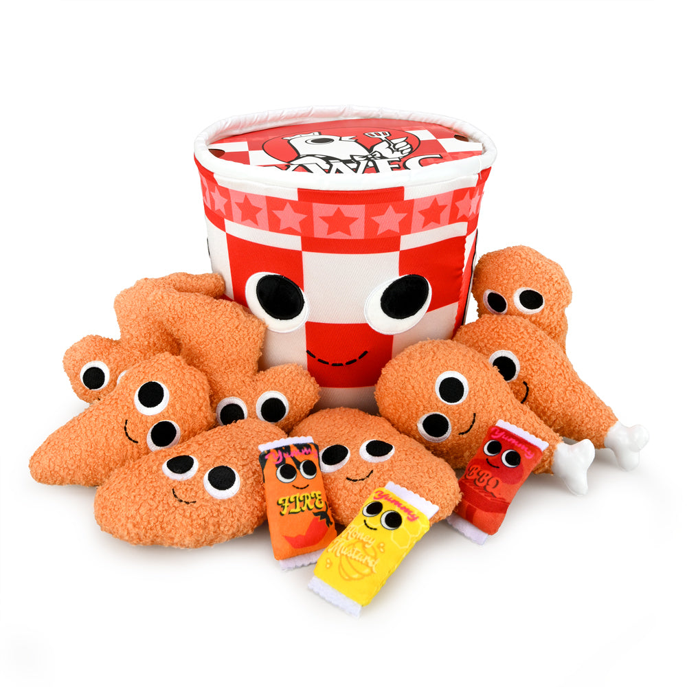 Yummy World Bertha Bucket of Fried Chicken Interactive Plush