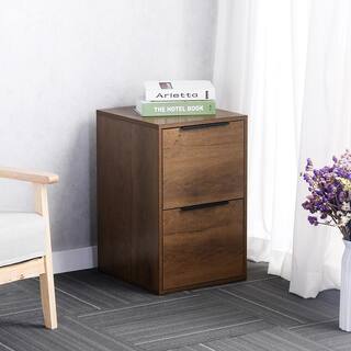 Brown File Cabinet With 2-Drawers LKL-420-BO