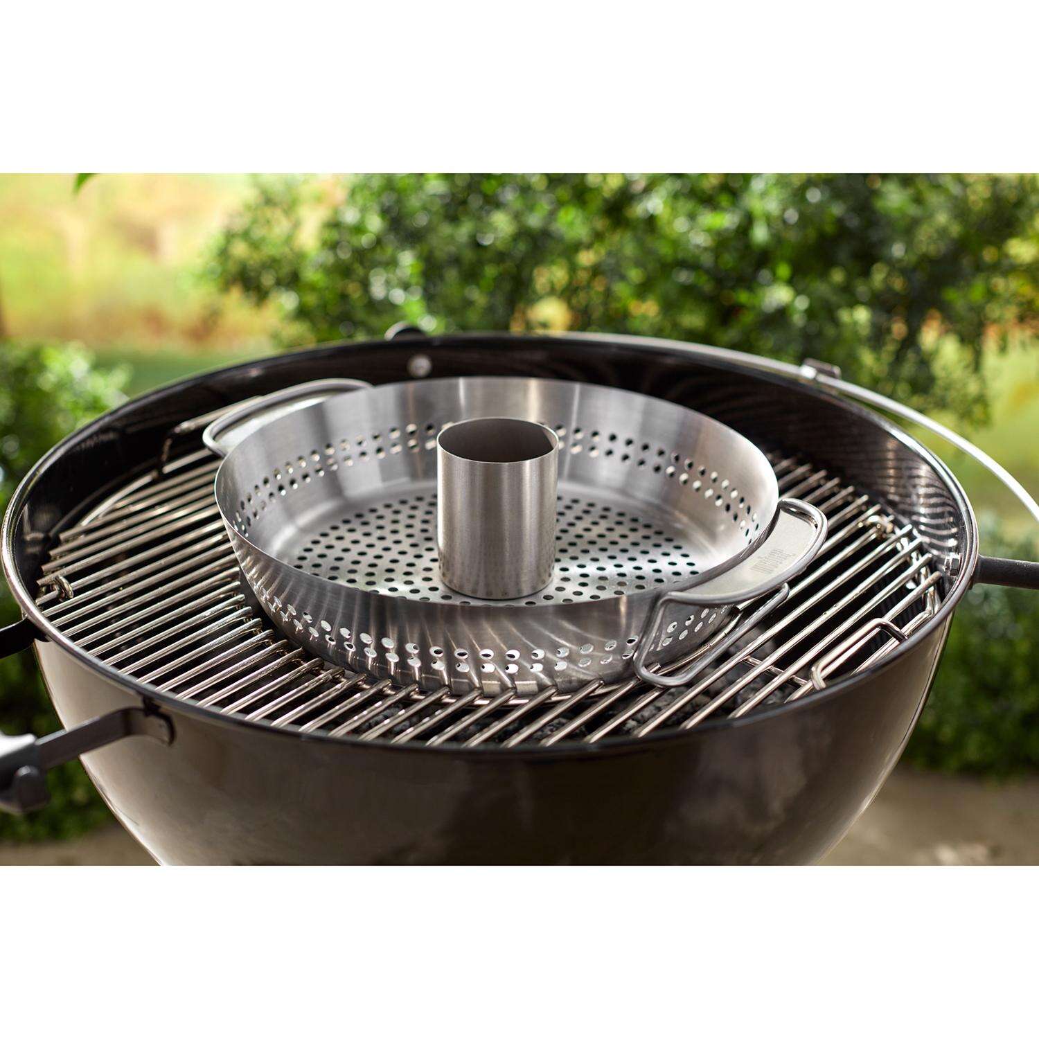 Weber Gourmet BBQ System Stainless Steel Poultry Roaster 15.9 in. L X 13 in. W 1 pk