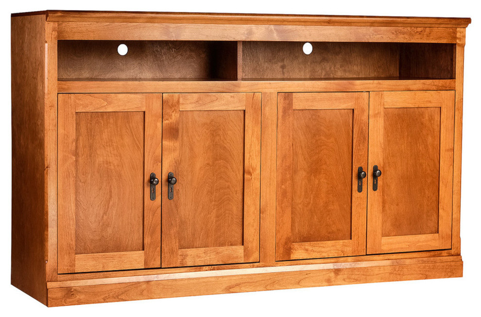 Mission Alder TV Cart   Entertainment Centers And Tv Stands   by Oak Arizona  Houzz