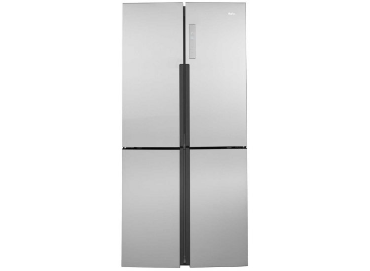 Haier 16.4 Cu. Ft. Fingerprint Resistant Stainless Steel Quad Door Refrigerator