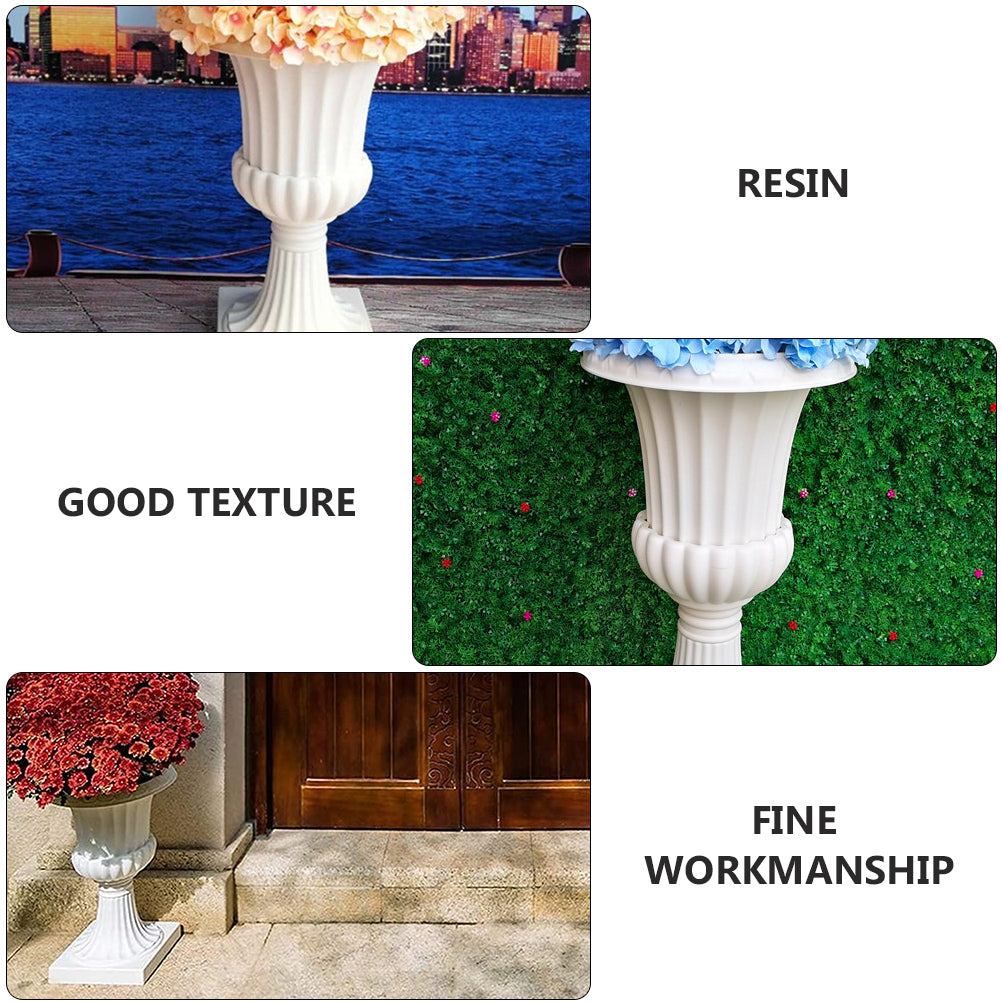 Frcolor Flower Potplanter Flowerpot Urn Column Wedding Romangarden Outdoor Pillar Planters Pots Vintageplants Stand Decorative