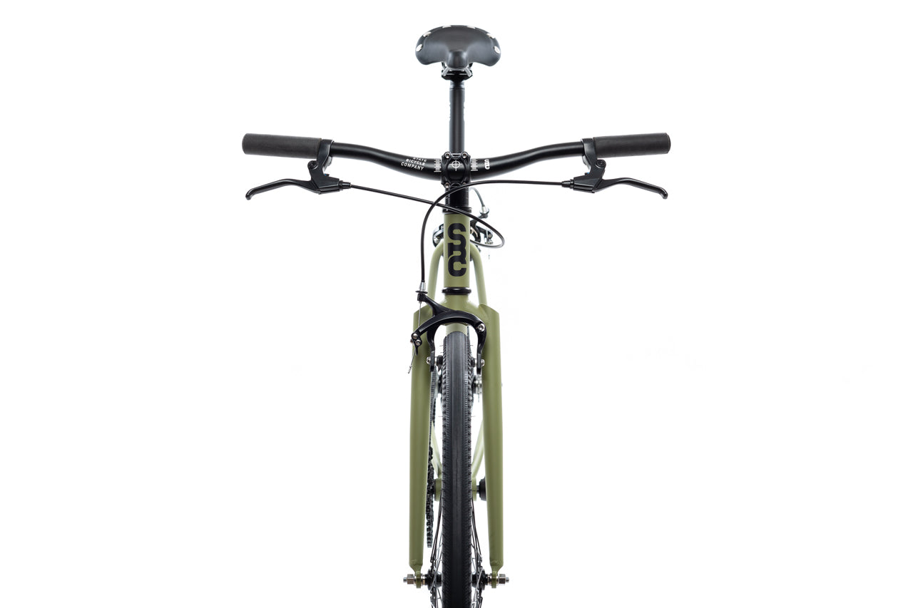 4130 - Matte Olive – (Fixed Gear / Single-Speed)