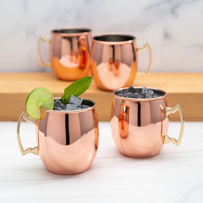 Cambridge 4-pc. Copper Moscow Mule Mug Set