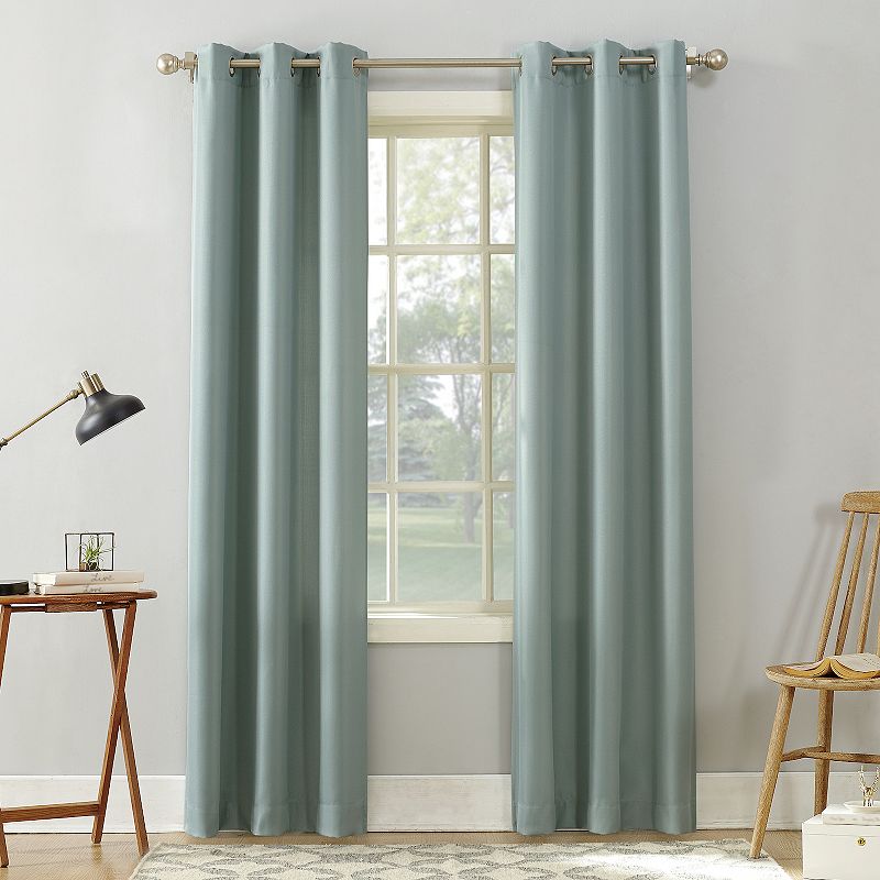 No. 918 Sora Casual Textured Semi-Sheer Grommet Window Curtain