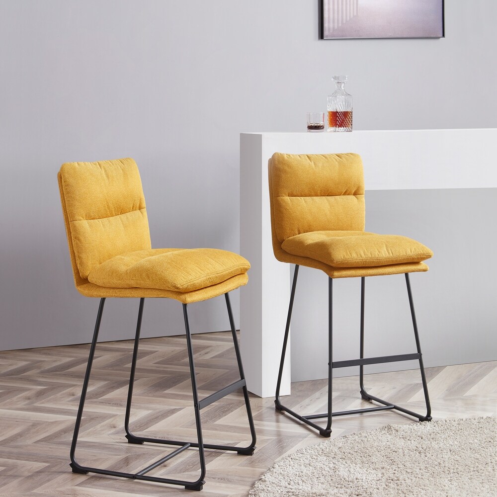 Corvus Carson Contemporary 30 inch Bar Stools (Set of 2)