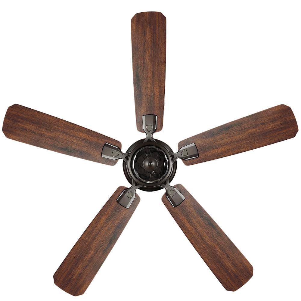 Home Decorators Collection Pine Meadows 52 in IndoorOutdoor LED Bronze Damp Rated Downrod Ceiling Fan with Dimmable Light Kit and Remote Control