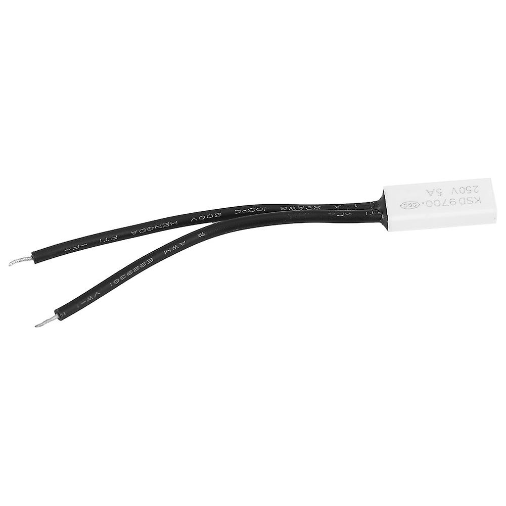 2pcs Ksd9700 Normally Closed Temperature Control Switch Thermal Protector Plastic Probe70