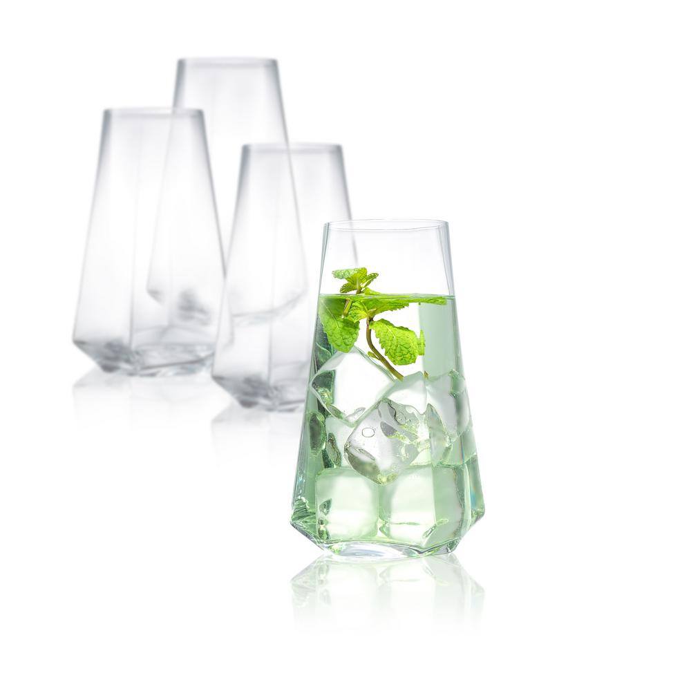 JoyJolt Infiniti 18 oz. Highball Glasses (Set of 4) JIN10151