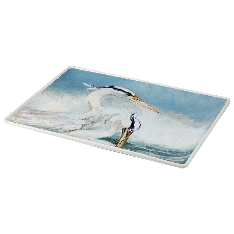 Certified International Shorebirds Rectangle Platter