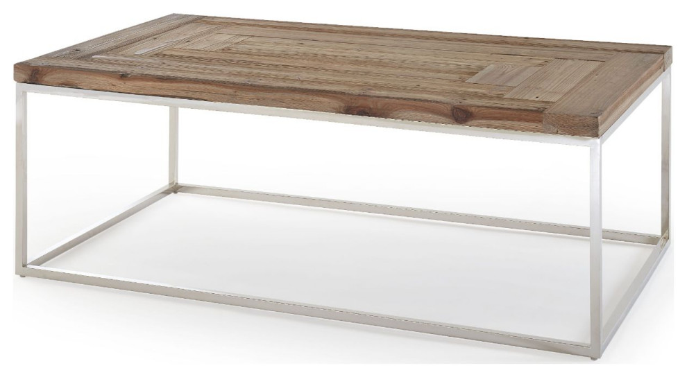 Modus Ace Reclaimed 3PC Wood Coffee  amp2 End Table in Natural   Contemporary   Coffee Table Sets   by AMOC  Houzz