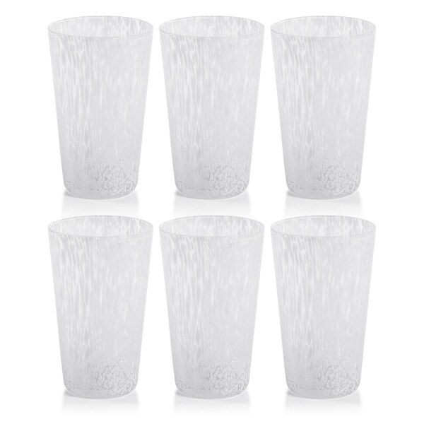 Willa Speckled Highball Glasses， Set of 6