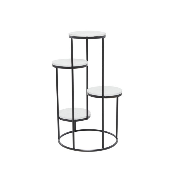 Olivia amp May Modern Metal Plant Stand