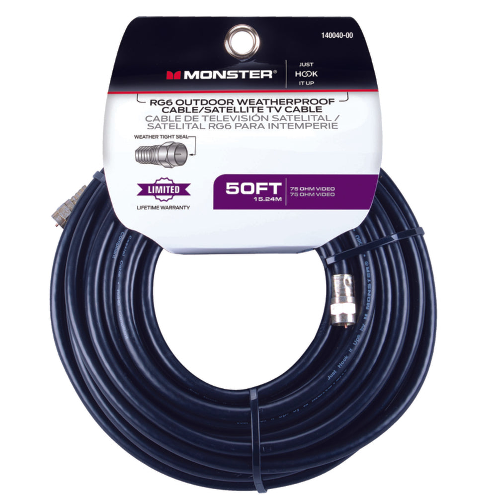 VIDEO COAXIAL CABLE 50'L