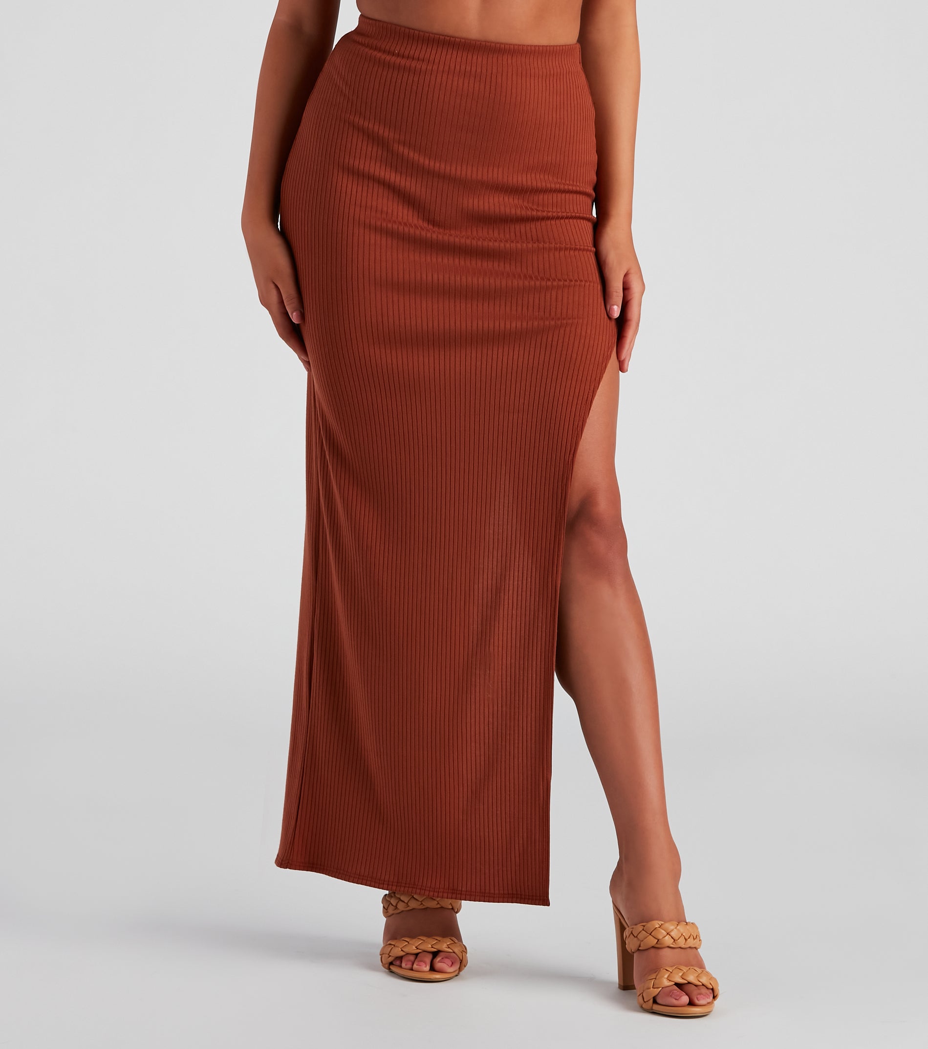 So Stunning Asymmetrical Maxi Skirt