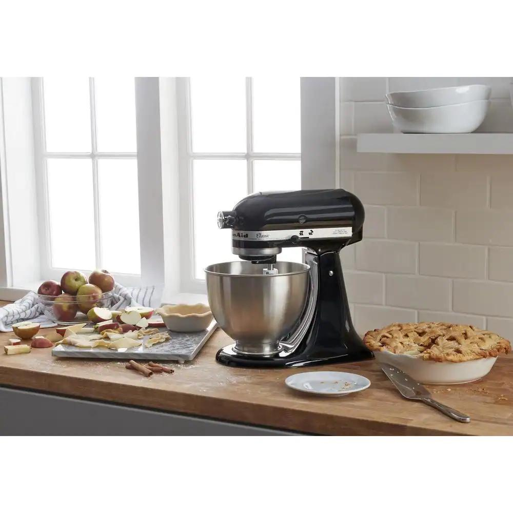 KitchenAid Classic Series 4.5 Qt. 10-Speed Onyx Black Stand Mixer With Tilt-Head