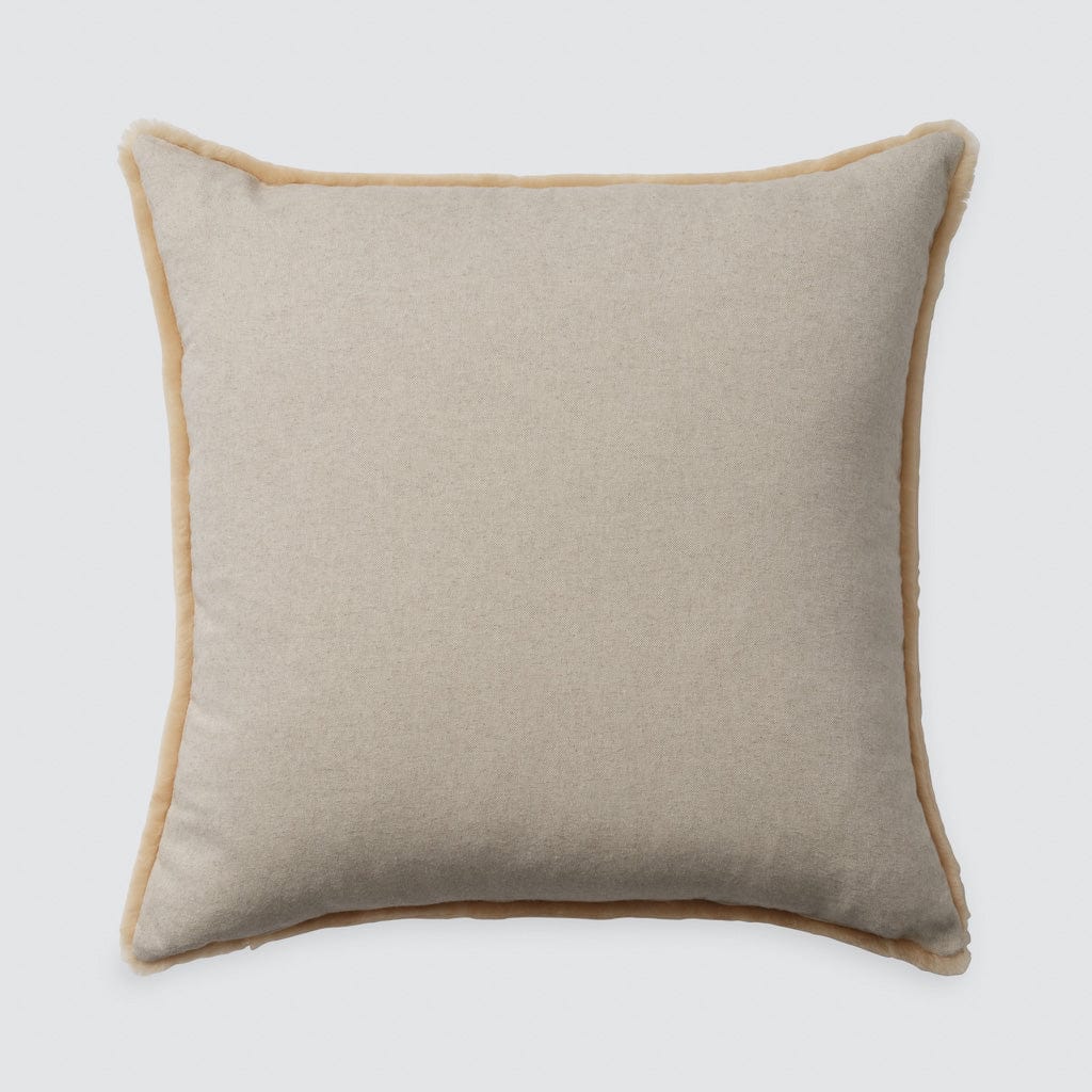 Sheepskin Pillow - Tan