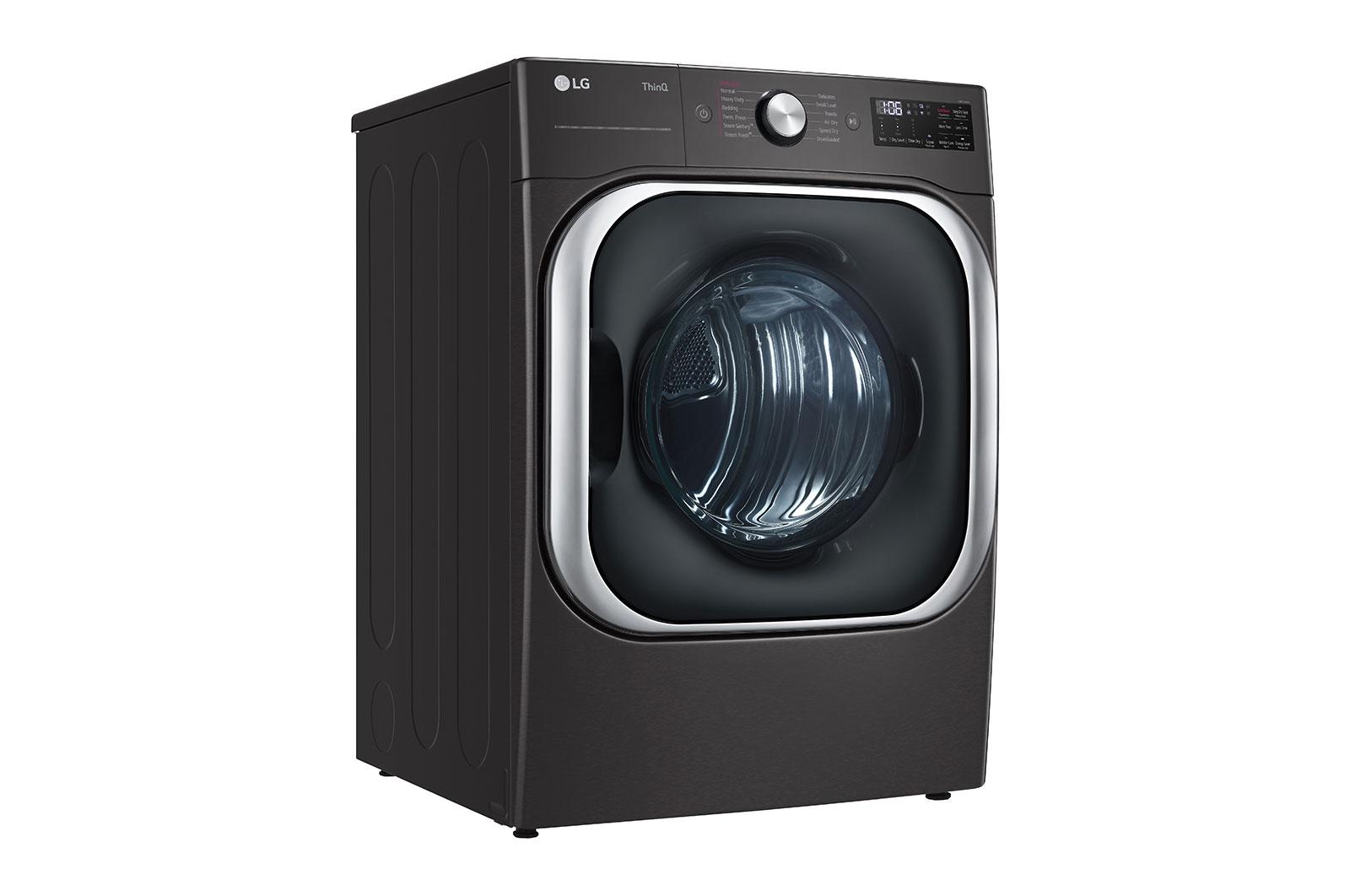 Lg DLEX8900B 9.0 Cu. Ft. Mega Capacity Smart Wi-Fi Enabled Front Load Electric Dryer With Turbosteam™ And Built-In Intelligence