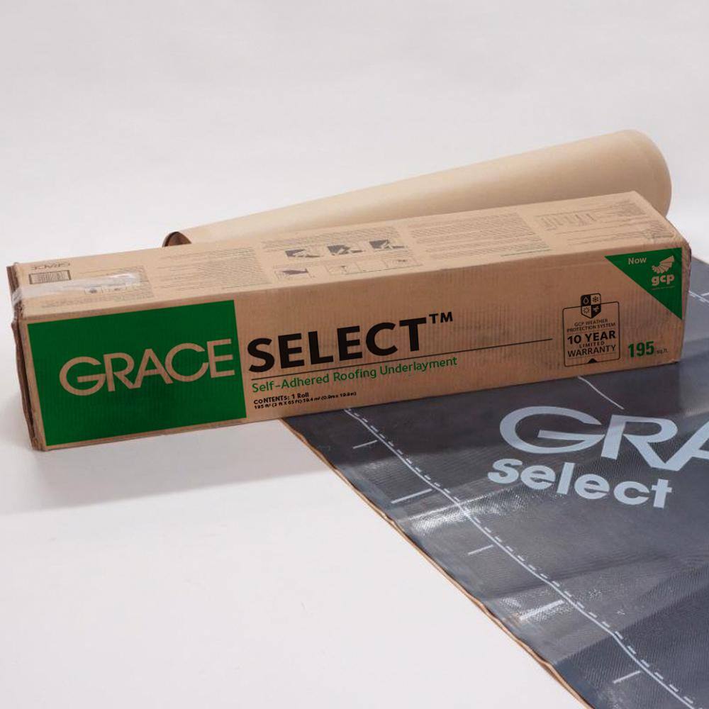 GCP Applied Technologies Grace Select 36 in. x 65 ft. Roll Self Adhered Roofing Underlayment (195 sq. ft.) 5003200