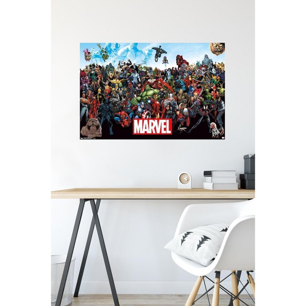 Trends International Marvel Comics The Marvel Lineup Unframed Wall Poster Prints