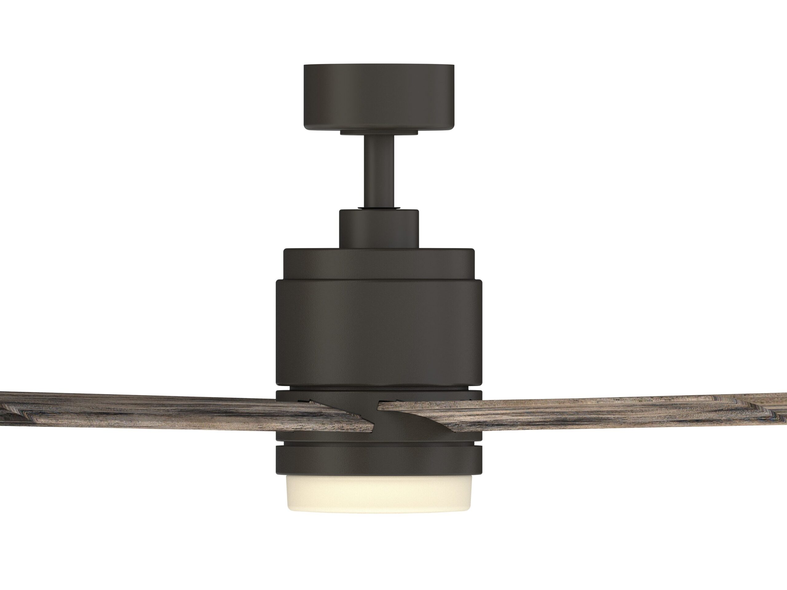 Fanimation Studio Collection Blitz 56-in Matte Greige LED Indoor/Outdoor Ceiling Fan with Light Remote (7-Blade)