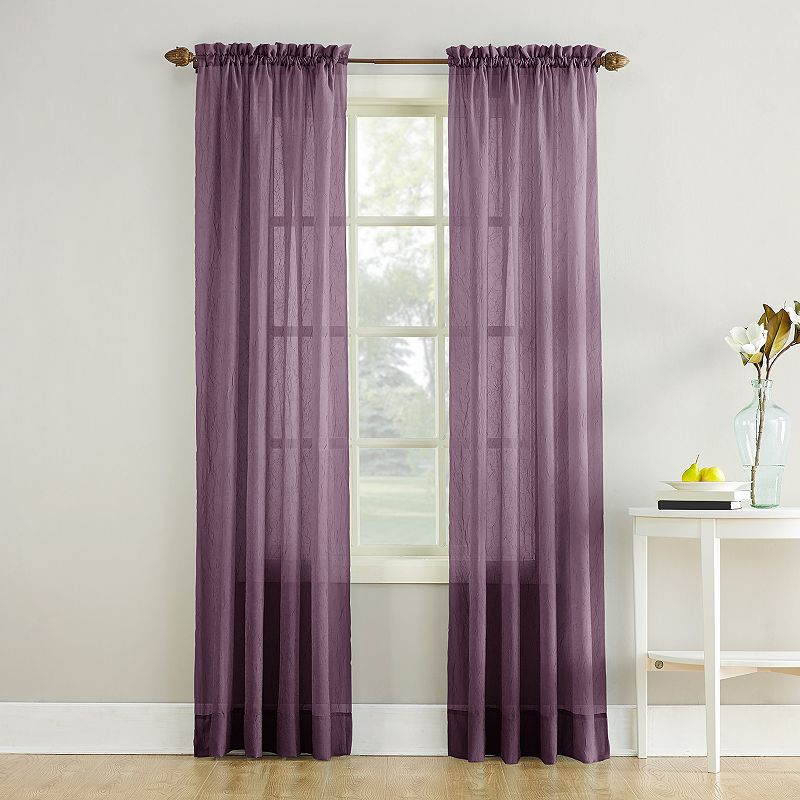 No. 918 Erica Crushed Sheer Voile Window Curtain