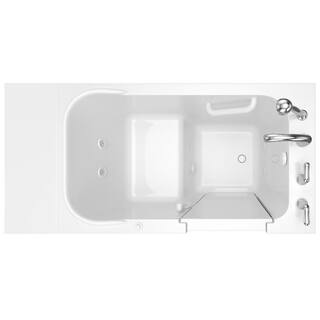 Safety Tubs Value Series 48 in. Right Hand Walk-In Whirlpool Bathtub in White SSA4828RJ-WH