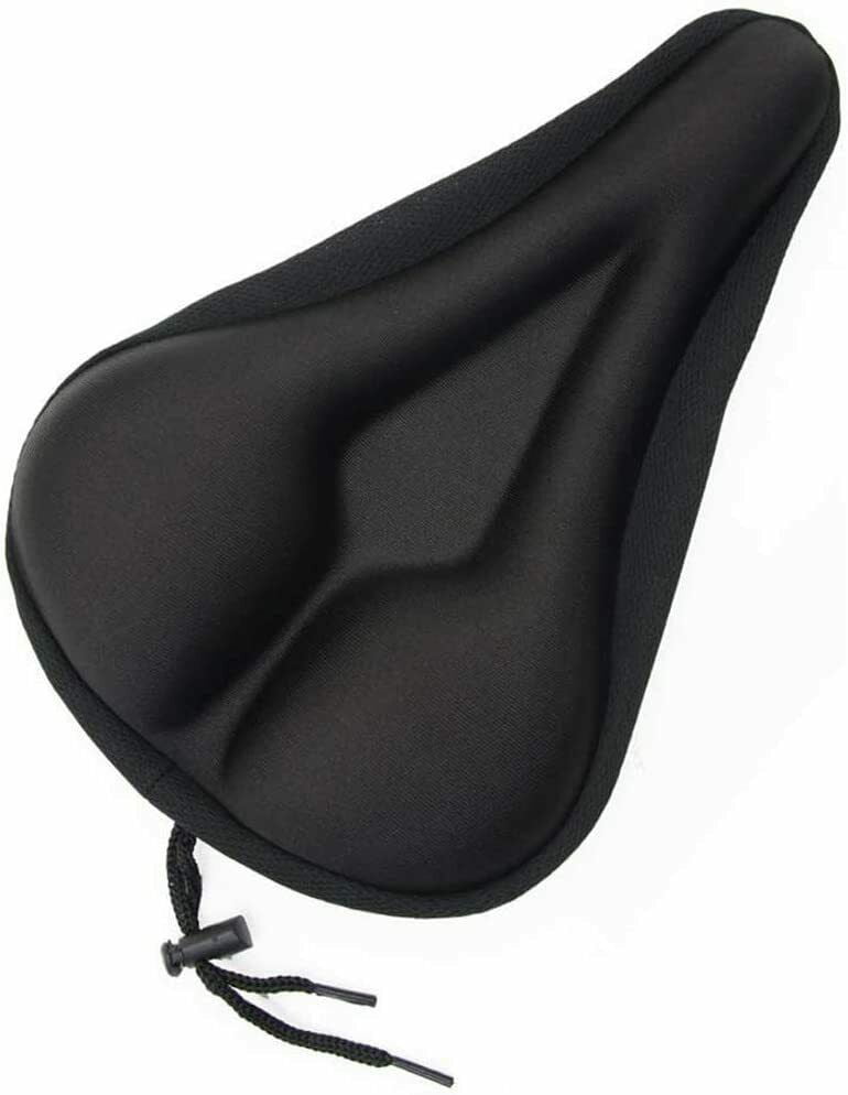 Bike Seat Cover Memory Foam Gel Bike Saddle Cushion， Extra Soft Narrow Bike Seat Cushion Cycling with Waterpoof Cover for Men and Women (11 inches x 7.35 inches) for mountain bike