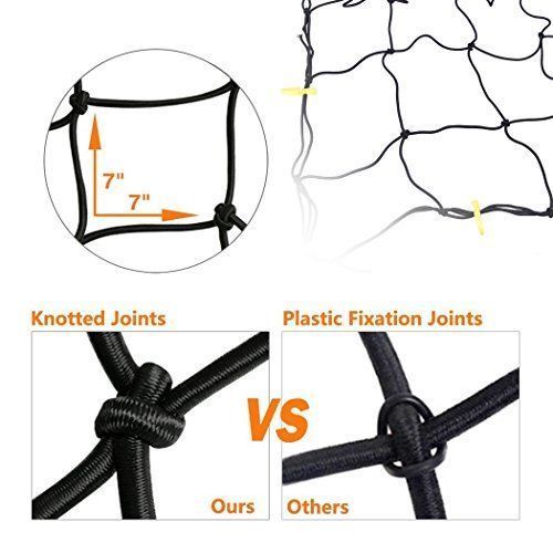 Cargo Net Bed Tie Down Hooks for Truck Pickup Compact Size 60