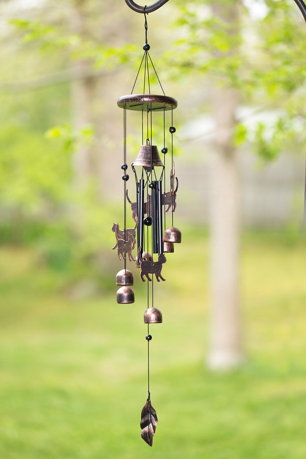 Dawhud Direct Cats Outdoor Garden Decor Wind Chime