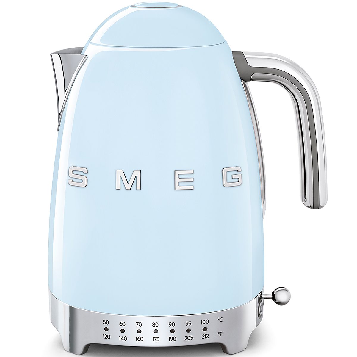 Smeg 50's Retro Style Pastel Blue Variable Temperature Kettle