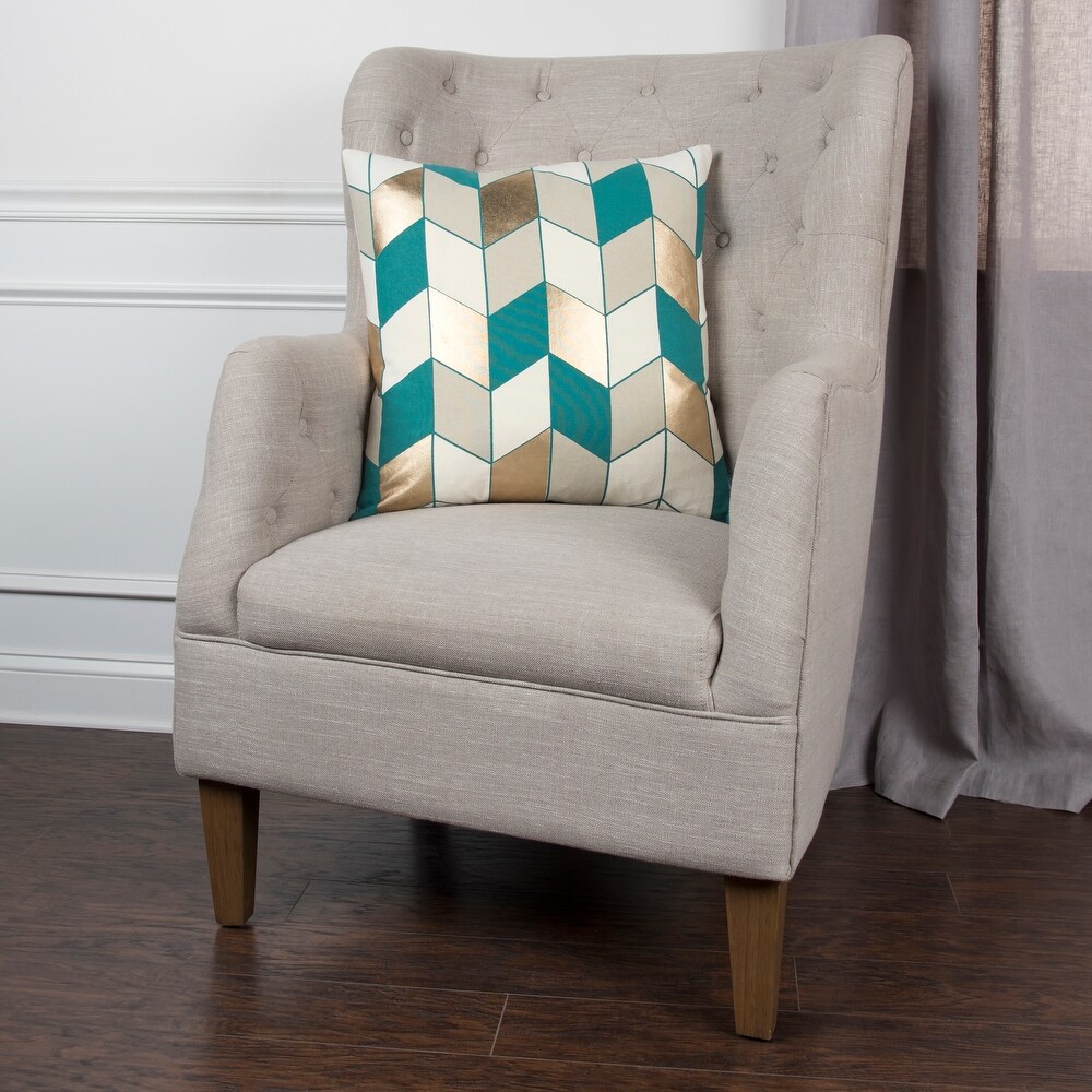 Rizzy Home Contemporary Chevron Throw Pillow Cover