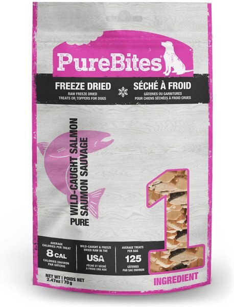 PureBites Salmon Freeze-Dried Raw Dog Treats