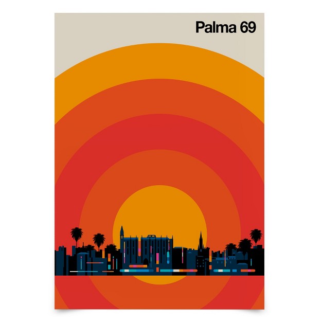 Americanflat Mid Century Modern Wall Art Room Decor Palma 69 By Bo Lundberg